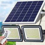 Solar Lamp Outdoor Household Courtyard Lamp 100W Projection Lamp Indoor And Outdoor Waterproof Solar Street Lamp Road Landscape Court Enclosure Lamp