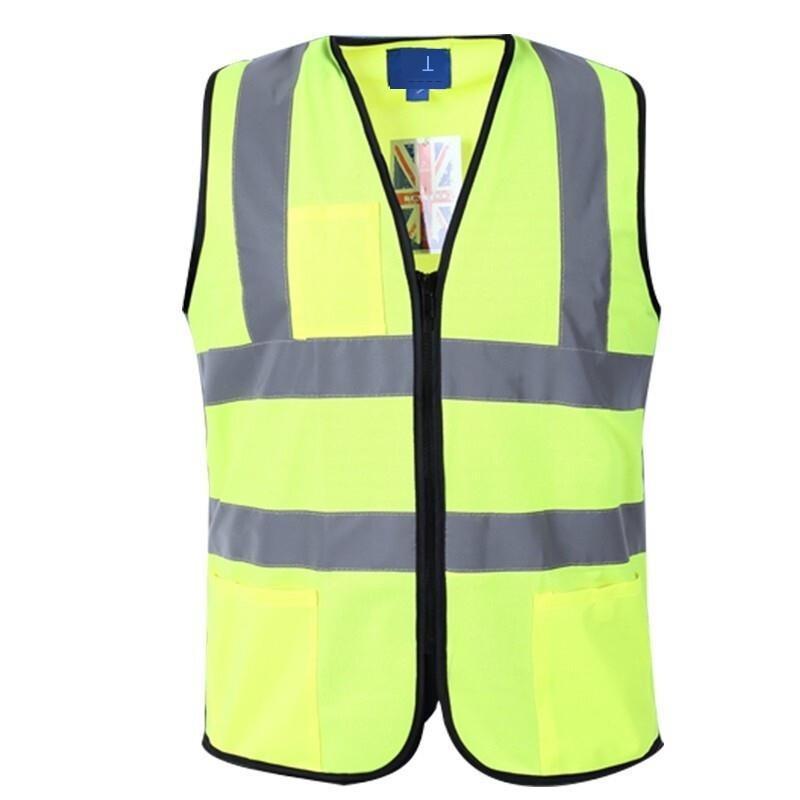 Fluorescent Mesh Reflective Vest Working Safety Vest for Construction Night Working Cycling Hiking Jogging Walking