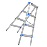 Two Side Anti Slip Folding Ladder, Aluminum Ladder, Herringbone Thickened Ladder, Factory Family Ladder, Storage Stair, Double Side Ladder, 4 Steps