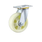 4 Sets 4 Inch Flat Bottom Caster Movable Heavy Beige Polypropylene (PP) Caster Universal Wheel