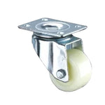 4 Sets 2 Inch Flat Bottomed Movable Caster Wheels Beige Polypropylene (PP) Caster Medium Light Universal Wheel