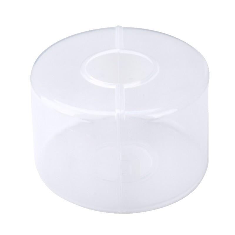 6 Pieces Pipe Protective Cover Transparent Plastic Packaging Cover Flange Protective Cover