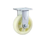 6 Fixed Biaxial Beige Polypropylene(PP) Casters 4 Medium And Heavy Directional Wheels