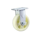 6 Fixed Biaxial Beige Polypropylene(PP) Casters 4 Medium And Heavy Directional Wheels