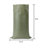 50*80cm 10 Pieces Gray Green Moisture  Parcel Bag Packing Loading Bag Cleaning Garbage Bag