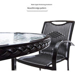 Outdoor Leisure Table And Chair Combination Five Piece Set Simple Outdoor Tea Table Seat 4 Chairs + 1 Table