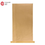 FZ1183 Yellow Moisture-proof Packaging Bag Snake Skin Feed Woven Plastic Composite Kraft Paper Bag 65 * 100 100 Pieces