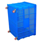 Thickened Turnover Box With Wheels Clothing Basket Storage Logistics Large Plastic Turnover Basket Outer Diameter 810 * Width 570 * Height 500mm