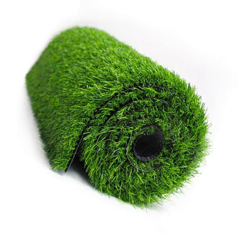 2m * 2m 15mm Anti Falling Kindergarten Simulation Lawn Mat Artificial Lawn Plastic False Grass Outdoor False Turf Decorative Carpet Green Lawn Mat