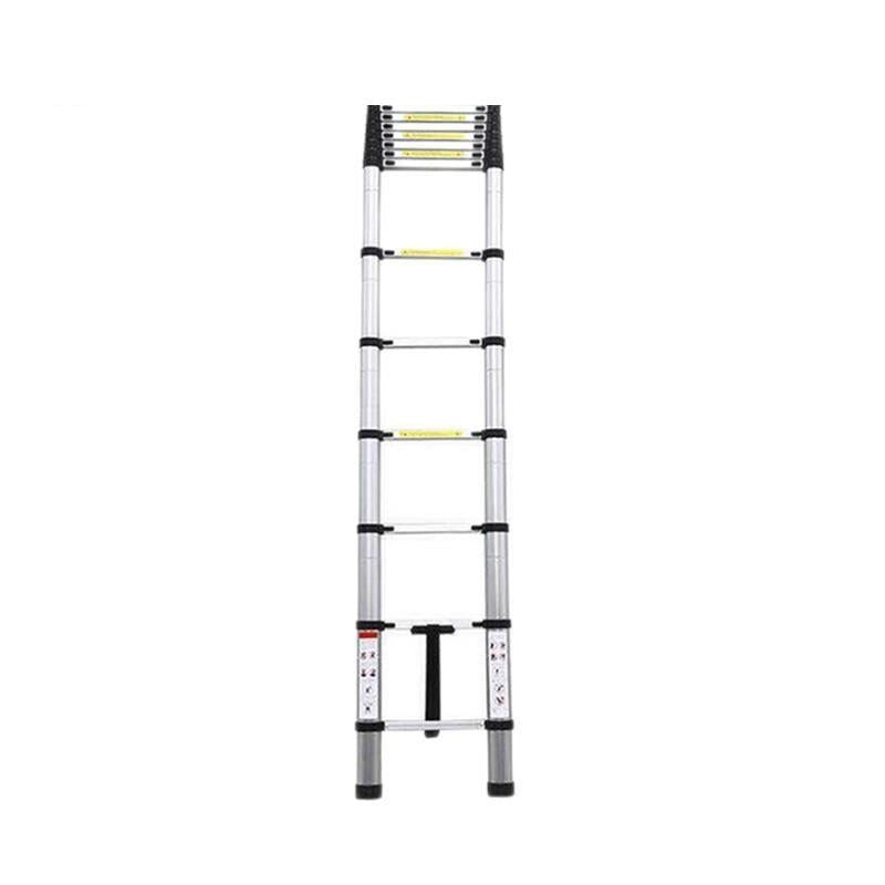 6.2m Thickened Aluminum Alloy Bamboo Ladder Engineering Aluminum Alloy Thickened Folding Ladder Joint Folding Bamboo Ladder Multifunctional Portable Aluminum Ladder Engineering Ladder