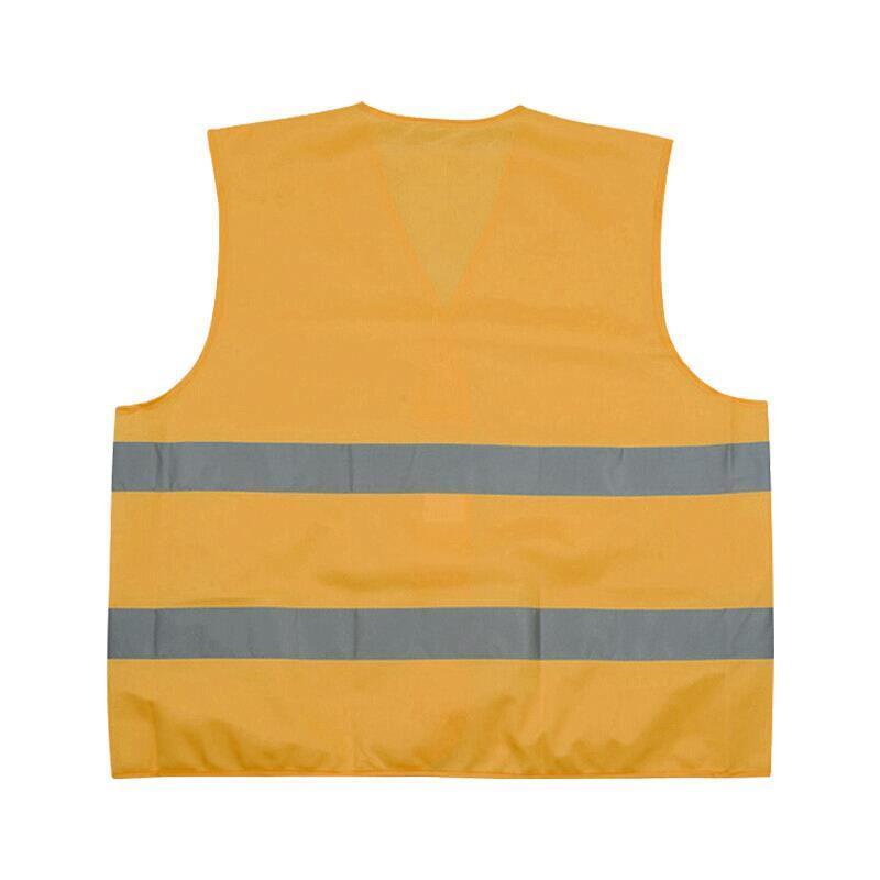 Yellow Reflective Vest Fluorescent Vest Road Construction Work Safety Vests Outdoor Safety Clothes