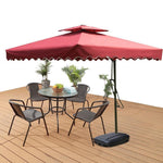 Outdoor Tables Chairs And Umbrellas Combination Balcony Tables And Chairs Terrace Courtyard Leisure Tables And Chairs