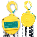 CB-B020 2t 4m Chain Block Single Double Round Lifting Hand Reversing Small Sling Yellow 1 Set