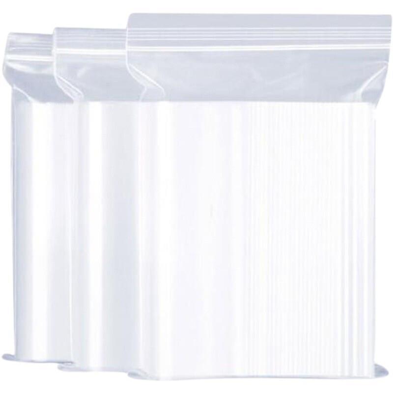 6 Pieces Self Sealing Bag Thickened Transparent 20 * 28cm 12 Silk 100 Pieces