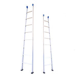 3.5m Straight Ladder Single Side Ladder Engineering Ladder Bamboo Ladder Small Ladder Thickened Aluminum Alloy Single Ladder