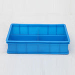 Plastic Turnover Box Partition Box Material Box Hardware Tool Box Parts Multi Cell Box Plastic Box Screw Box Four Cell Box 372 * 276 * 80mm