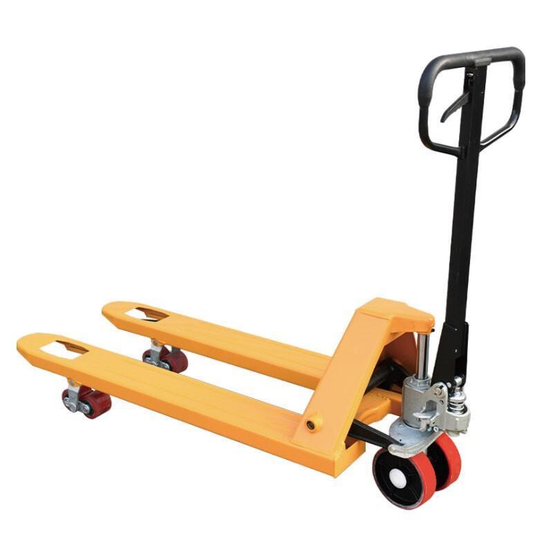 2t Width 680mm Nylon Wheel Manual Forklift, Manual Hydraulic Carrier, Lifting Pallet Truck