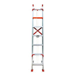 12m Manual Telescopic Aluminum Alloy Straight Ladder Aluminum Alloy Telescopic Single Ladder