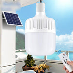 Solar Lamp Indoor Household Emergency Lighting Chandelier Balcony Garden Pavilion Outdoor Courtyard Street Lamp Camping Tent Charging LED Bulb