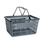 Thickened Supermarket Shopping Basket Portable Plastic Basket Shopping Basket Turnover Basket Sorting Basket Blue Medium