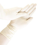 600 Pieces Disposable Rubber Sterilization Inspection Gloves [100 Pairs / Box * 6 Boxes ]