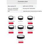 Led Downlight 24w 6500k 9.5 surface Mounted Black