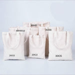 10 Pcs Canvas Bag Blank Cotton Handbag Shopping Conference Large 100 Orders [35 * 45cm]