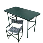 1.2m Outdoor Folding Tables And Chairs Command Blow Molding Table Military Green One Table And Four Chairs