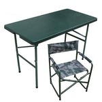 1.2m Outdoor Folding Tables And Chairs Command Blow Molding Table Military Green One Table And Four Chairs