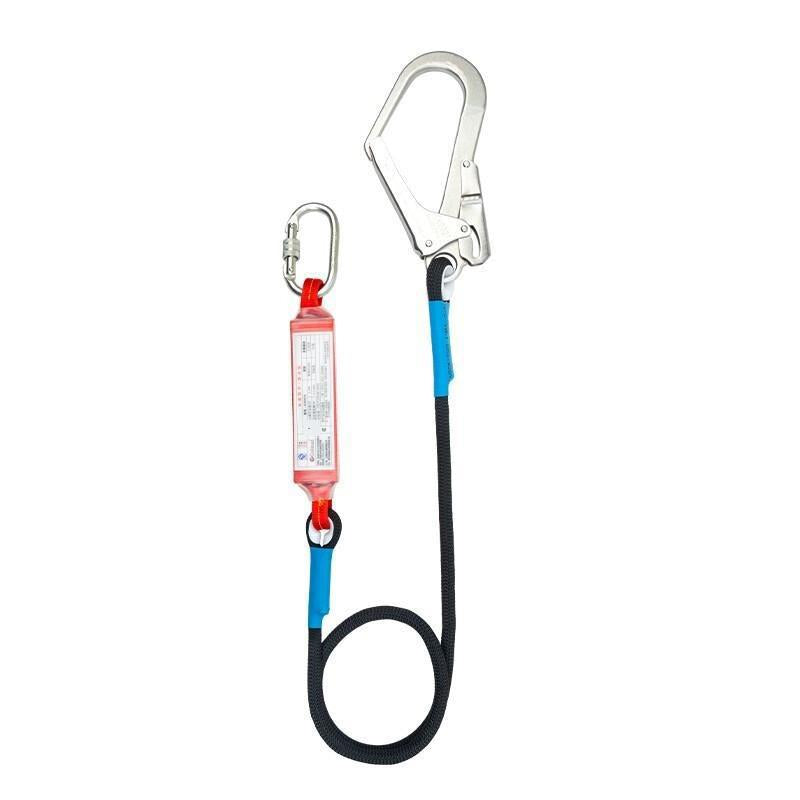 3m Safety Belt Electrician Construction Scaffolder Site Connecting Rope Safety Rope Safety Rope Limit Rope Single Hook + Buffer Bag