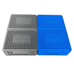 Box European Standard Auto Parts Turnover Box Plastic Logistics Box Storage Box Large Rectangular Box Turtle Box Without Cover 600 * 400 * 340mm New Blue