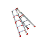 2.5m Climbing A-type Ladder Herringbone Ladder Folding Single Side Ascending Ladder Warehouse Folding Thickening Multifunctional Indoor Engineering Ladder