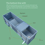 Large Turnover Box Rectangular Turtle Tank Special Tank Sunning Platform Large Breeding Box Eu4833 Side Payment