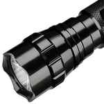 Strong Light Flashlight High Power Five Gear Mini Flashlight Portable Long Range Shooting Customized Black 1 Set