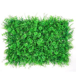 60 * 40 * 9cm Simulation Green Plant Wall Turf Simulation Long Seedling With Flower Green Plant Wall Plastic Turf Wall Decoration Green Lawn