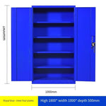Heavy Tool Cabinet Blue 4-layer Plate Meshless 1000 * 500 * 1800mm Factory Workshop Storage Cabinet Hardware Tool Storage Cabinet Finishing Cabinet
