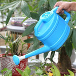 Thickened Sprinkling Kettle Large Watering Spout Plastic Watering Kettle Long Spout Sprinkling Kettle Horticultural Watering Pot Household Watering Pot 2.5L Green Belt Cover