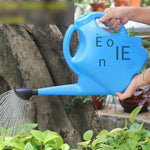 Thickened Sprinkling Kettle Large Watering Spout Plastic Watering Kettle Long Spout Sprinkling Kettle Horticultural Watering Pot Household Watering Pot 2.5L Green Belt Cover