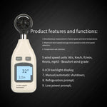 Digital Anemometer High Precision Portable Impeller Anemometer Anemometer With Fabric Bag