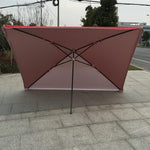 3.0mX3.0m Outdoor Sunshade Umbrella Large Courtyard Umbrella Sun Umbrella Folding Beach Umbrella Booth Umbrella Thickened With Dark Green