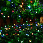 Solar Lamp String LED Color Lamp Flashing Lamp String Lamp Courtyard Garden Balcony Decoration Hanging Tree Color Light All Over The Sky Star Lamp