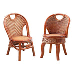 Old Style Rattan Chair Three Piece Set Of Table And Chair Living Room Bamboo Teng Chair Leisure Balcony Rattan Chair Double Spell Rattan