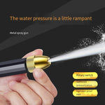 Car Washing Water Gun High-pressure Telescopic Water Pipe 7.5m Hose Watering Car Washing Artifact Household Car Brushing Water Gun Tool Set Nozzle