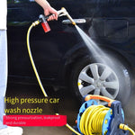 Car Wash Water Gun Set Household Flushing Car High Pressure Device Irrigation Watering Gardening Cleaning Storage Rack Tool Hose Foam Wash Artifact