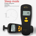 Non Contact Tachometer Tachometer Hand Held Digital Tachometer Linear Speed Tachometer 3.0-9999r