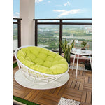 Single Sofa Chair Modern Simple Back Lazy Furniture Living Room Balcony Terrace Creative Snail Chair Rattan Chair Watermelon Rocking Chair Coffee Color