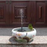 Solar Fountain Small Outdoor Courtyard Circulating Pond Garden Landscaping Solar Water Pump Circular Floating Fountain