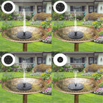 Solar Fountain Floating Fountain Lotus Leaf Solar Floating Water Spray Fountain Mini Outdoor Pond Fish Pond Lotus Plate Without Battery