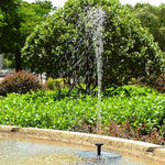 Solar Fountain Micro Floating Fountain Solar Water Pump Fish Pond Oxygen Pump Multi Nozzle Garden Landscaping Solar Water Pump