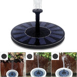 Solar Fountain Rockery Water Small Flow Brushless Solar Water Sprinkler Outdoor Fountain Direct Drive Round Type